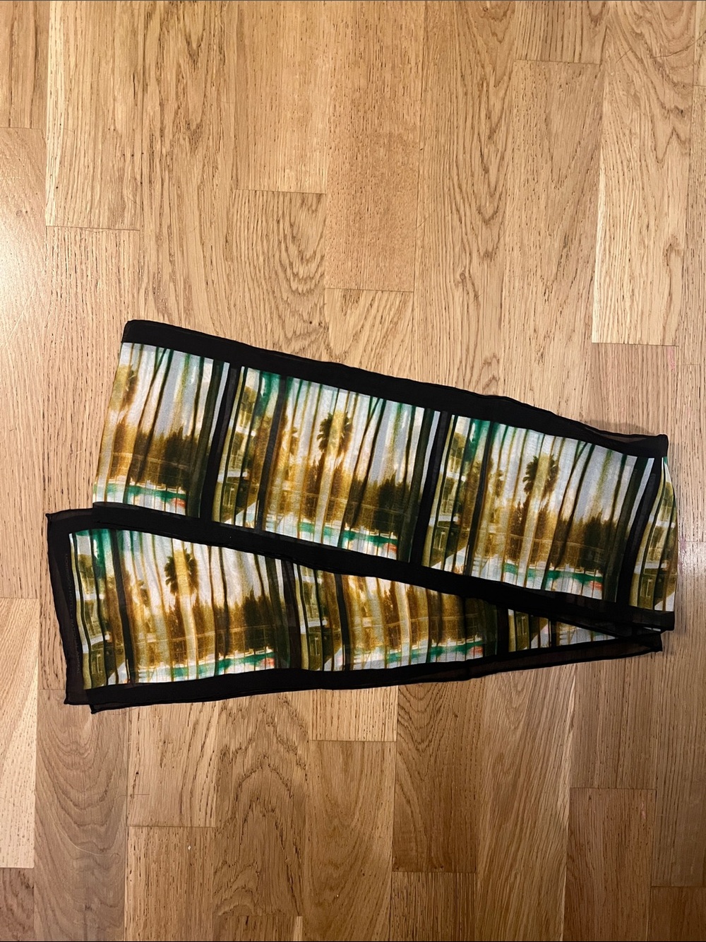 Jamie Hince silk printed scarf